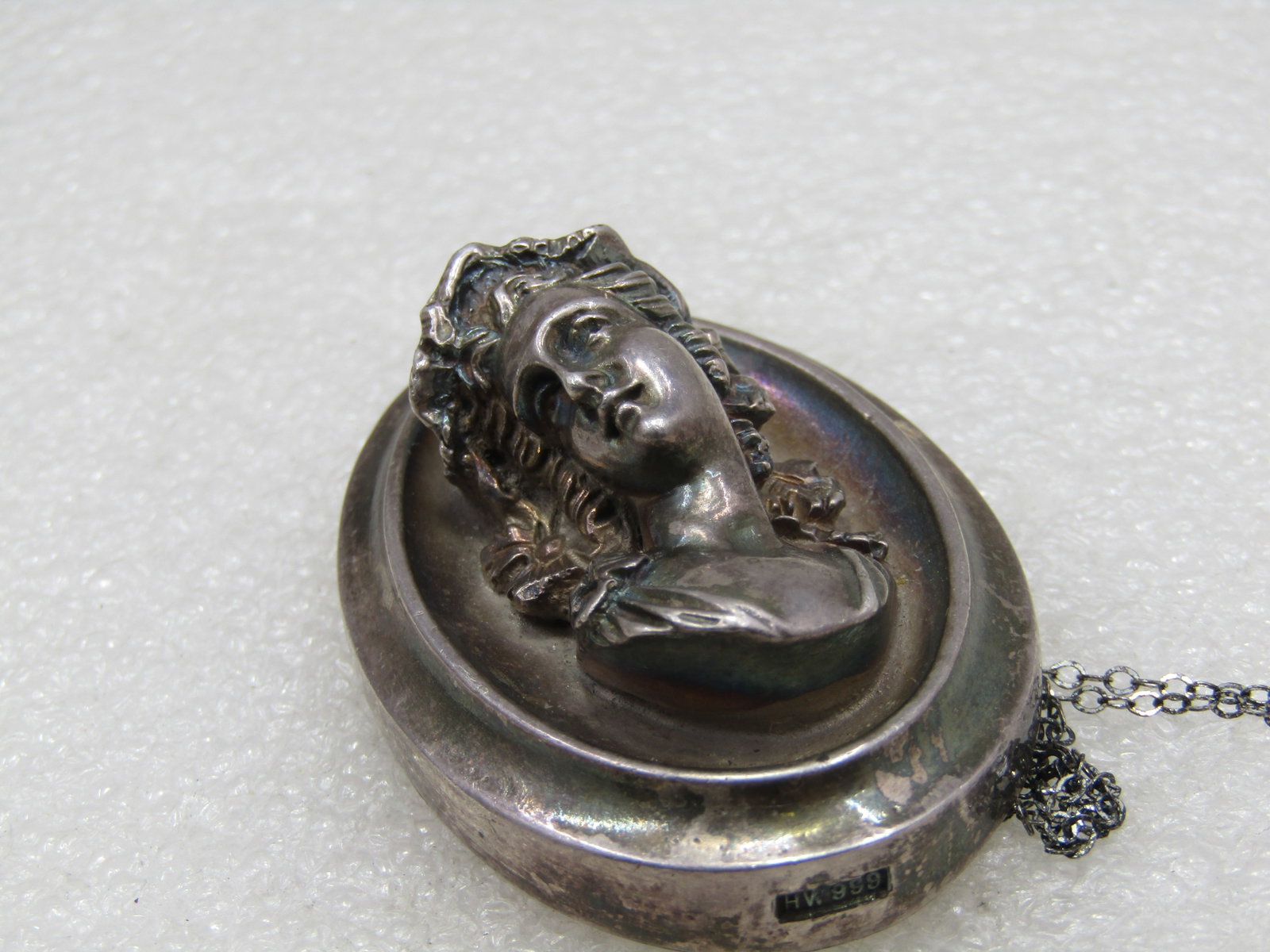 Vintage .999 Henry Winograd Charlotte Pendant - 6