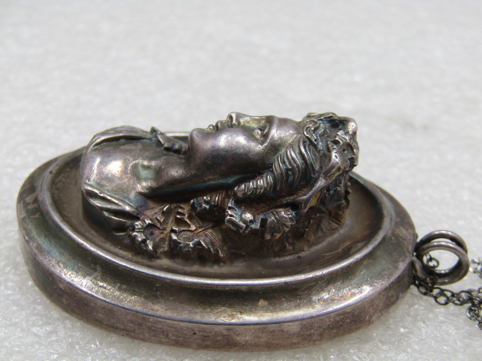 Vintage .999 Henry Winograd Charlotte Pendant - 7