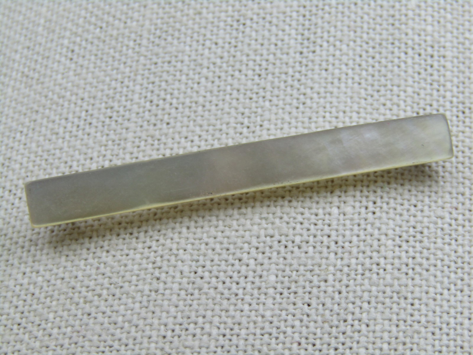 Victorian Mother-of-Pearl Bar Brooch, 2-1/8" wide - 3
