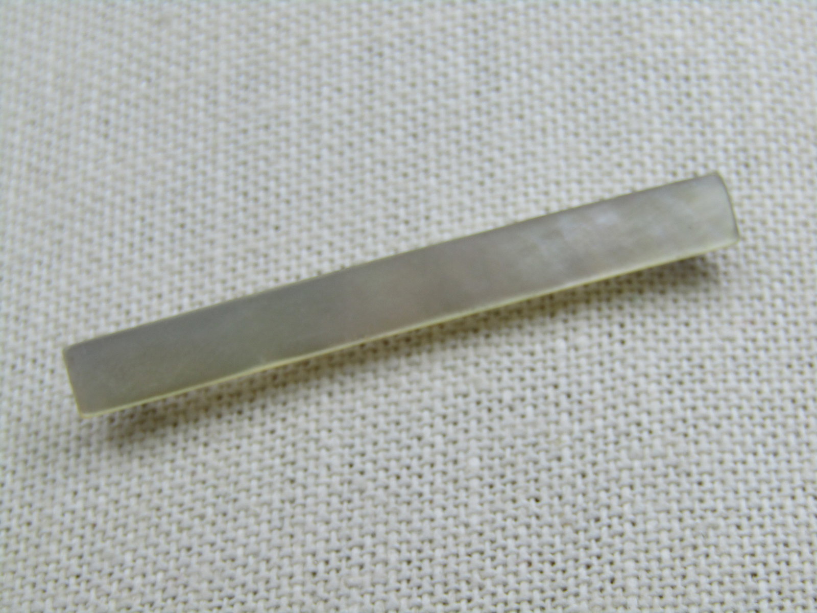 Victorian Mother-of-Pearl Bar Brooch, 2-1/8" wide - 4