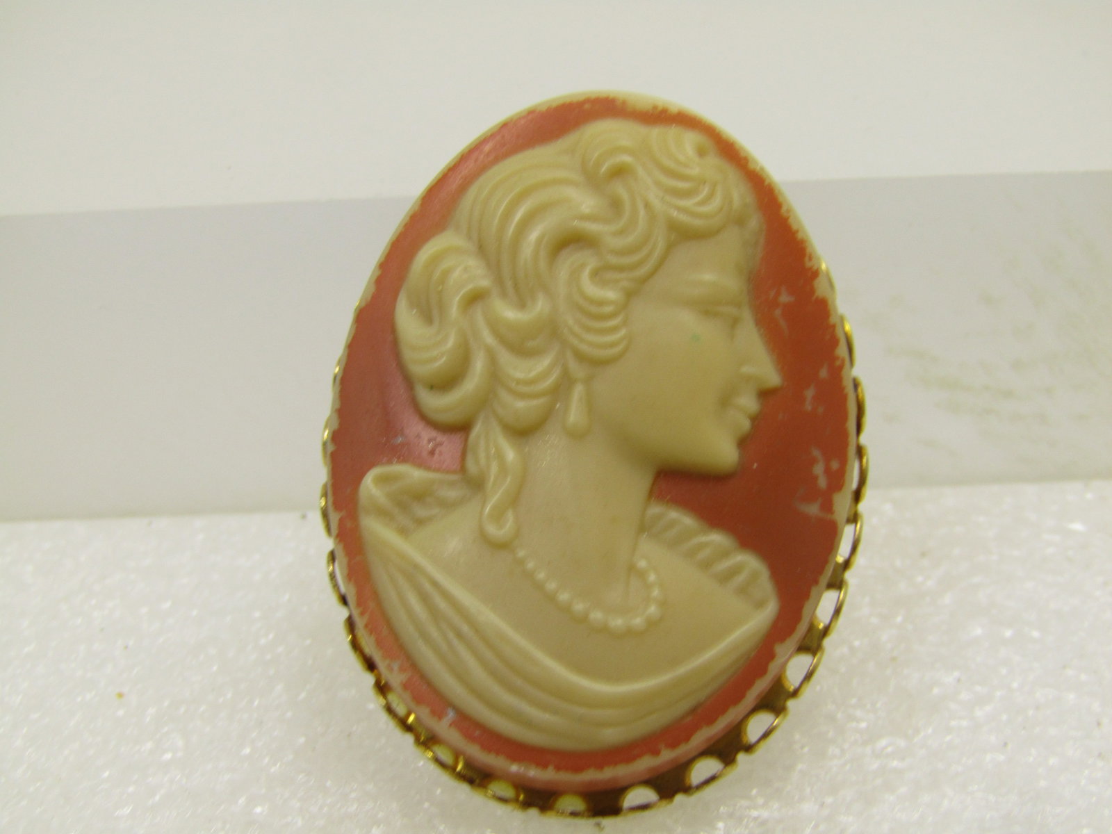 Vintage Cameo Brooch, 1950's-1960's - 2