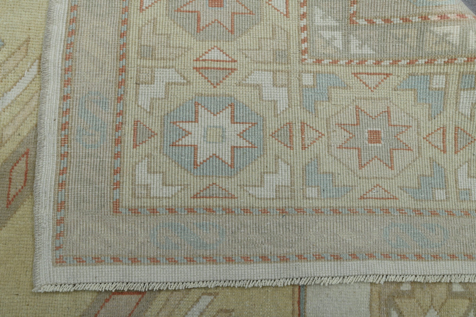 6'6x9'9 ft, NEUTRAL TURKISH RUG - 5