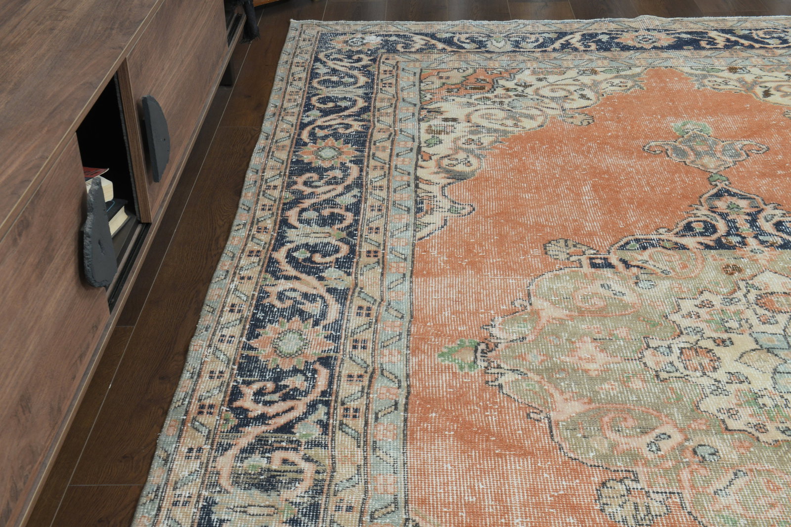 6'6x10'7 ft, ORANGE LUXURY DeCOR - 3