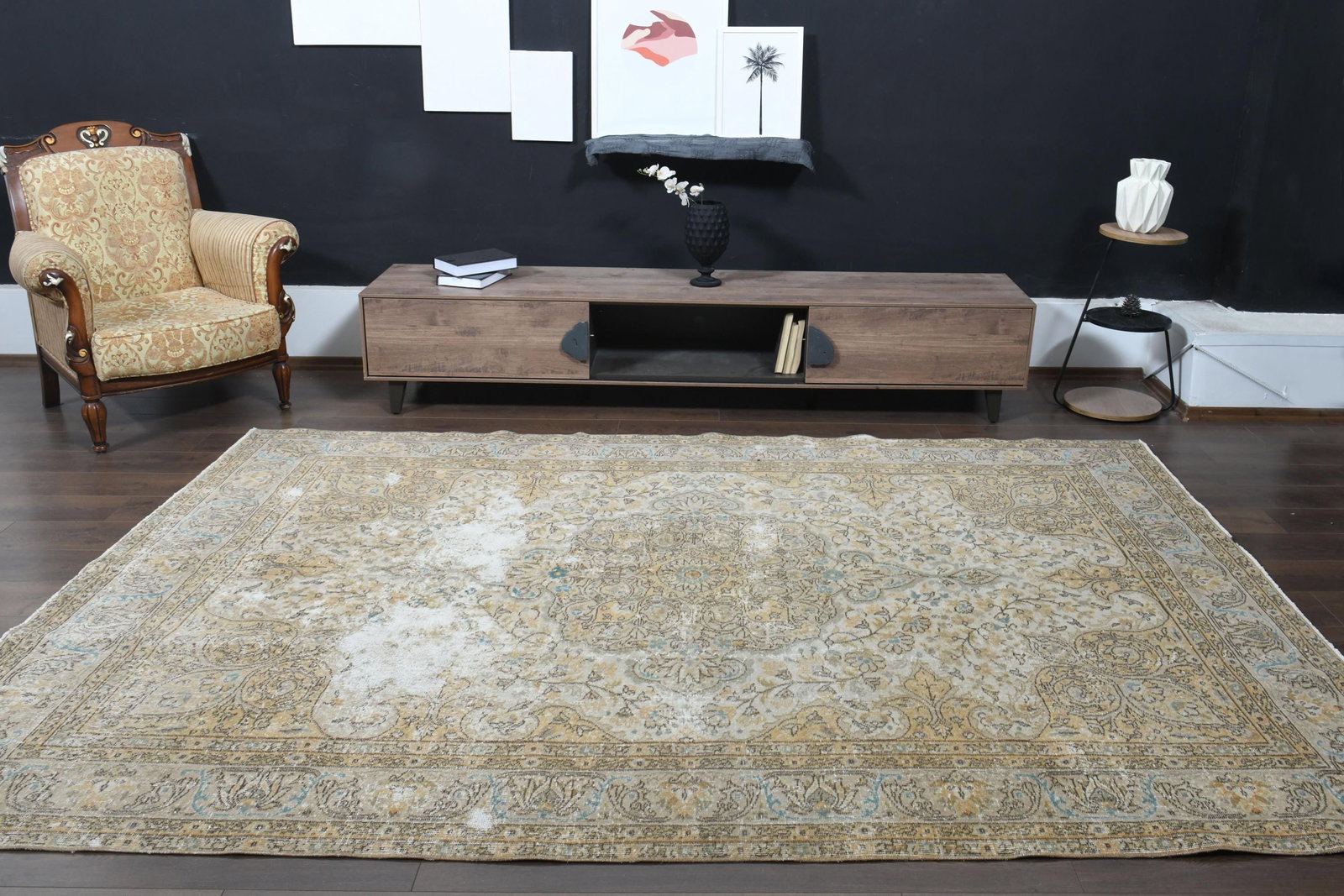 7'3x10'8 ft, ORIENTAL TURKISH RUG - 6