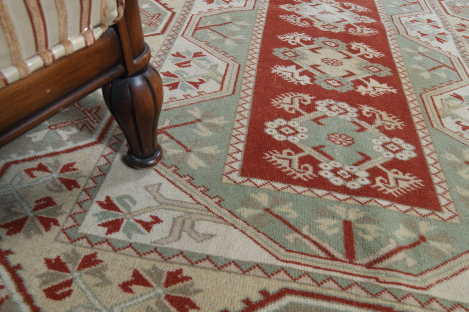 6'7x9'8 ft, SPRING DECOR, Floral Turkish Rug - 9