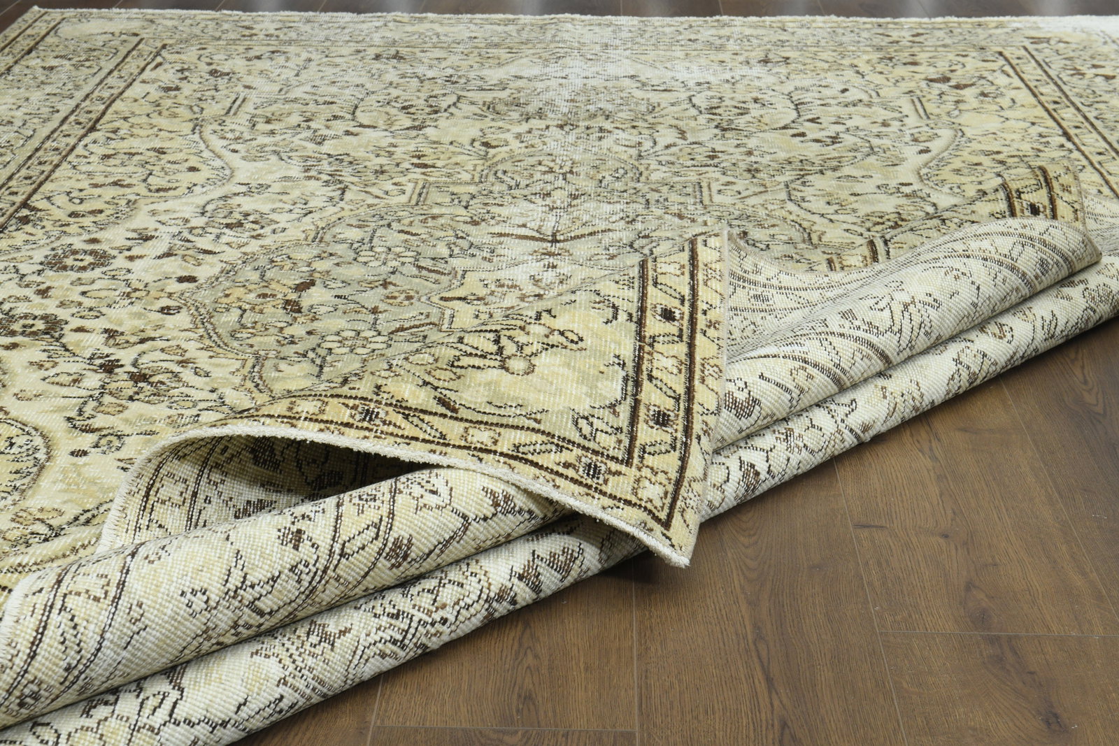 7x10 Rug, BEIGE TURKISH RUG - 9