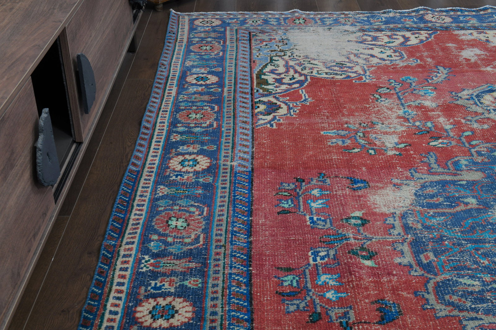 7'6x10'7 PINK TURKISH RUG - 3