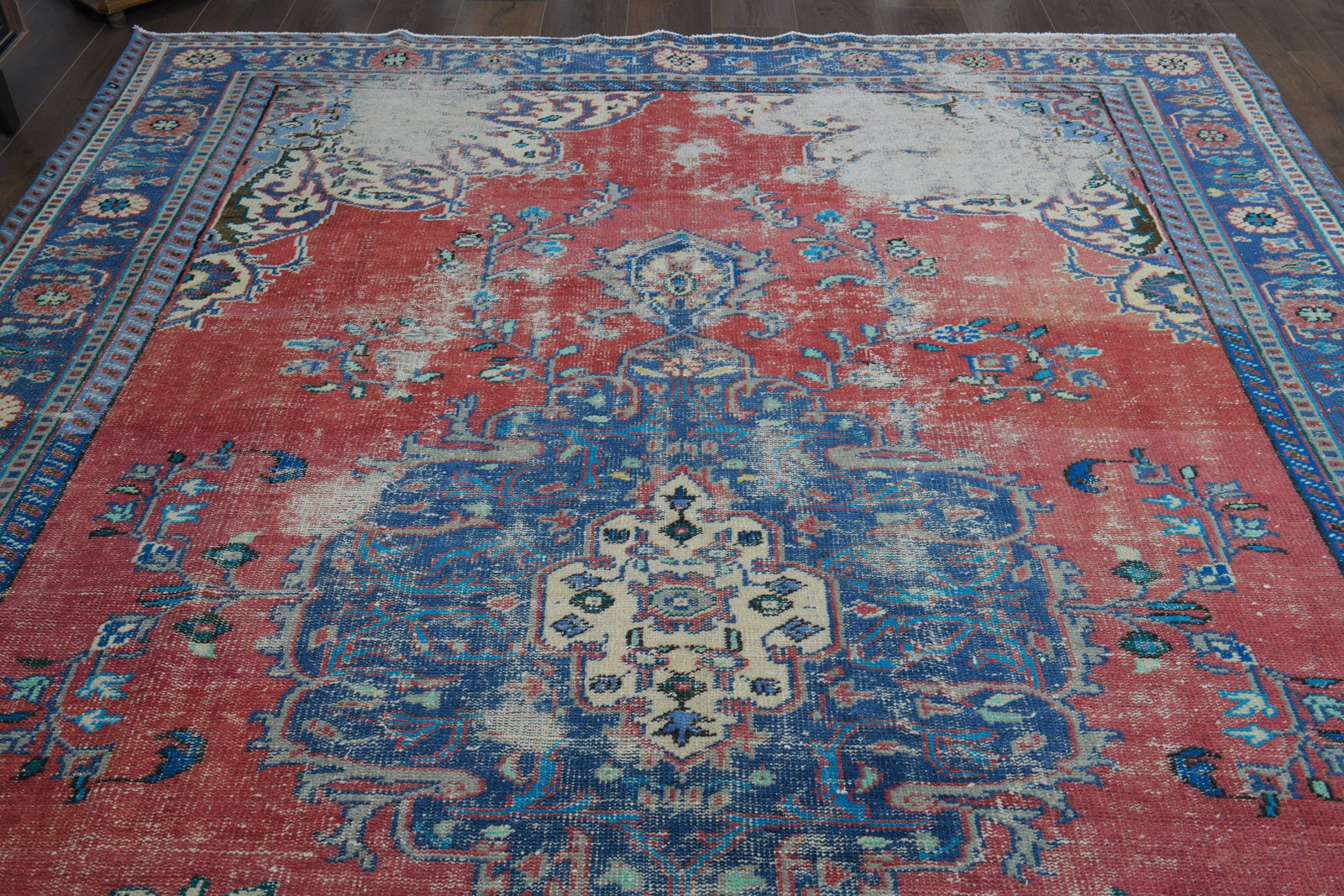 7'6x10'7 PINK TURKISH RUG - 4