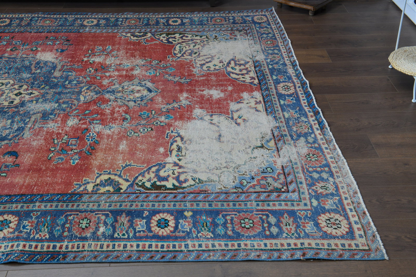 7'6x10'7 PINK TURKISH RUG - 7