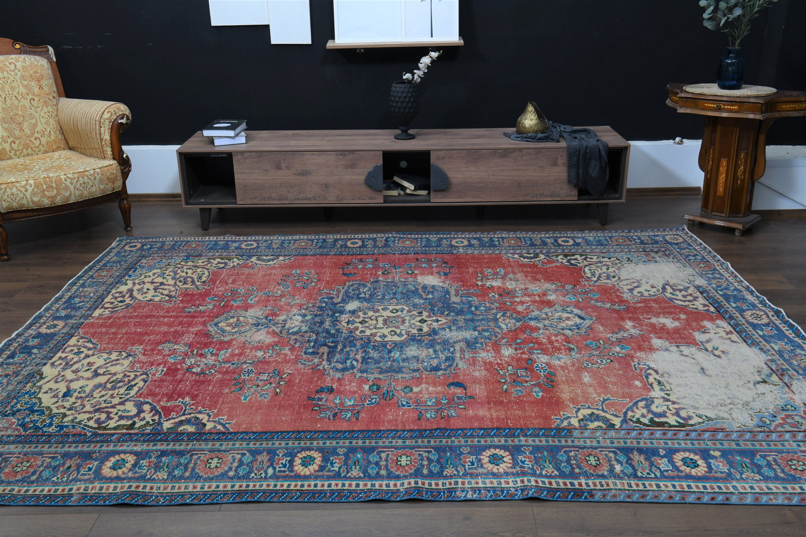7'6x10'7 PINK TURKISH RUG - 8