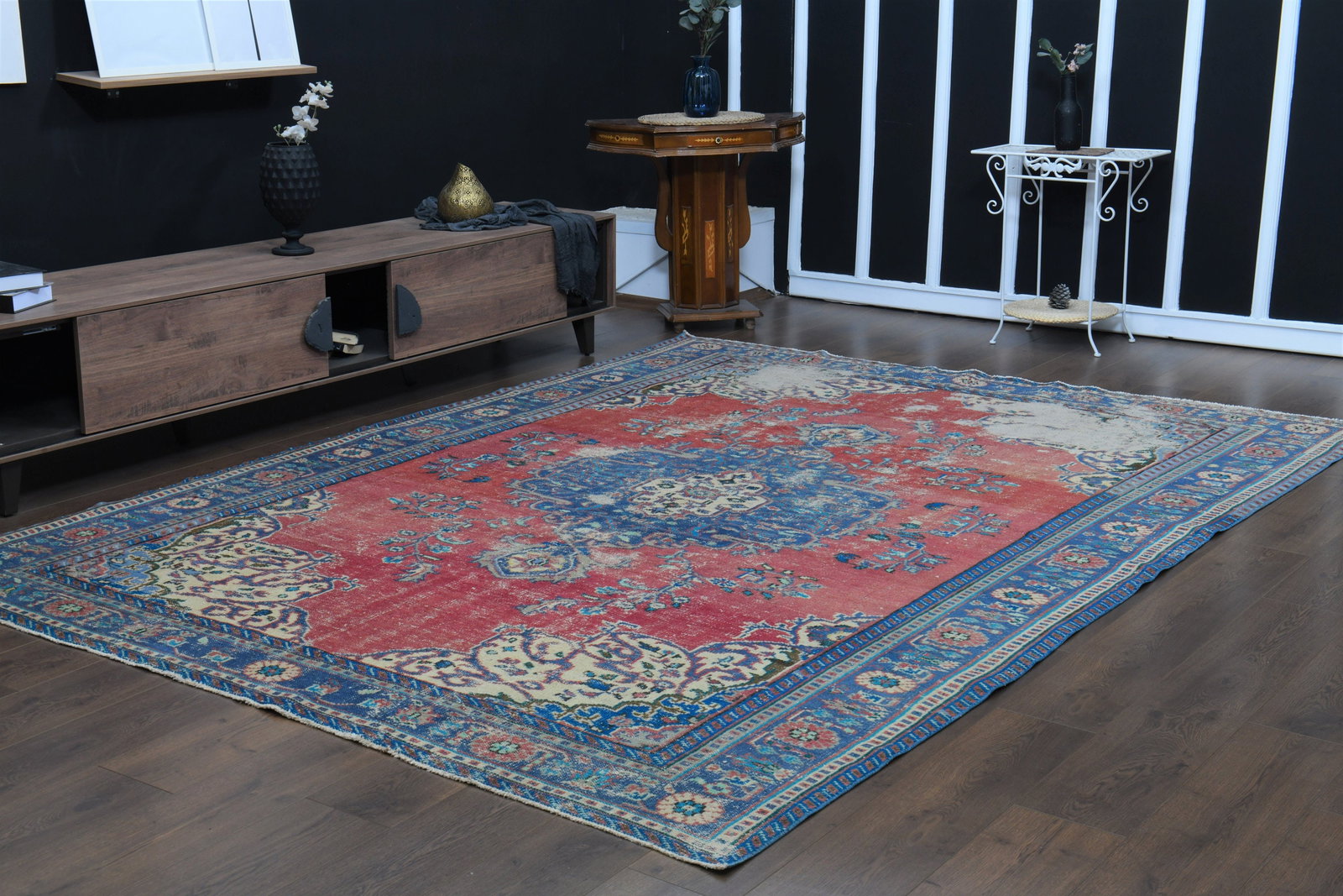 7'6x10'7 PINK TURKISH RUG - 9