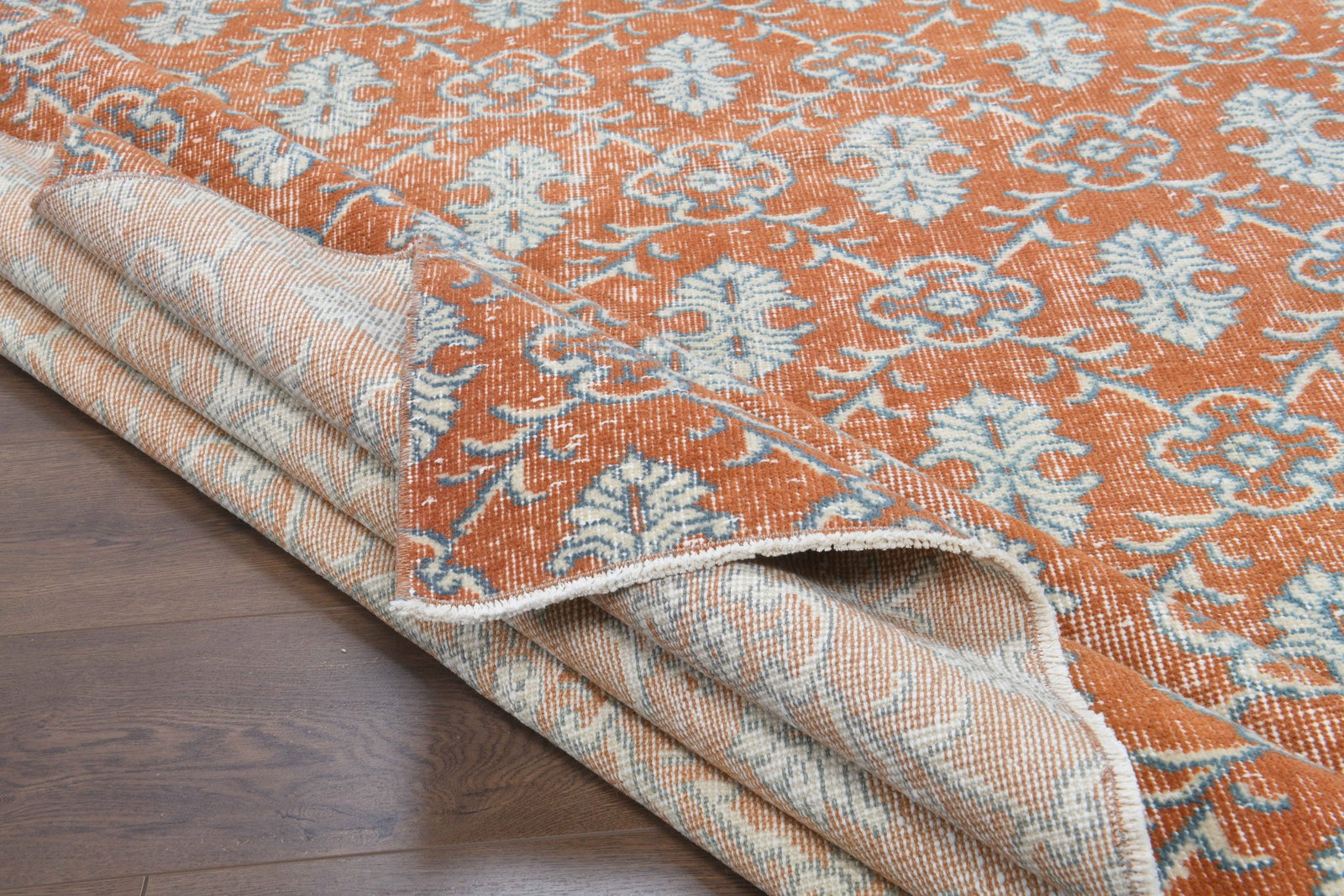 7'2x10'5 ft, IKAT RUG, TURKISH Rug, Vintage - 8