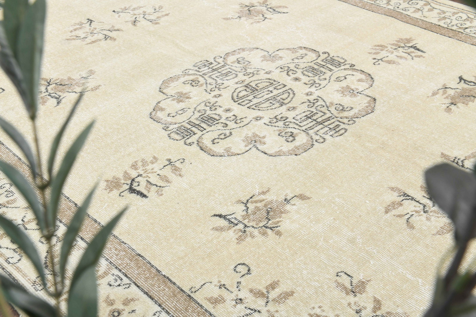 7'2x10'6 ft, FLORAL, HERITAGE RUG - 6