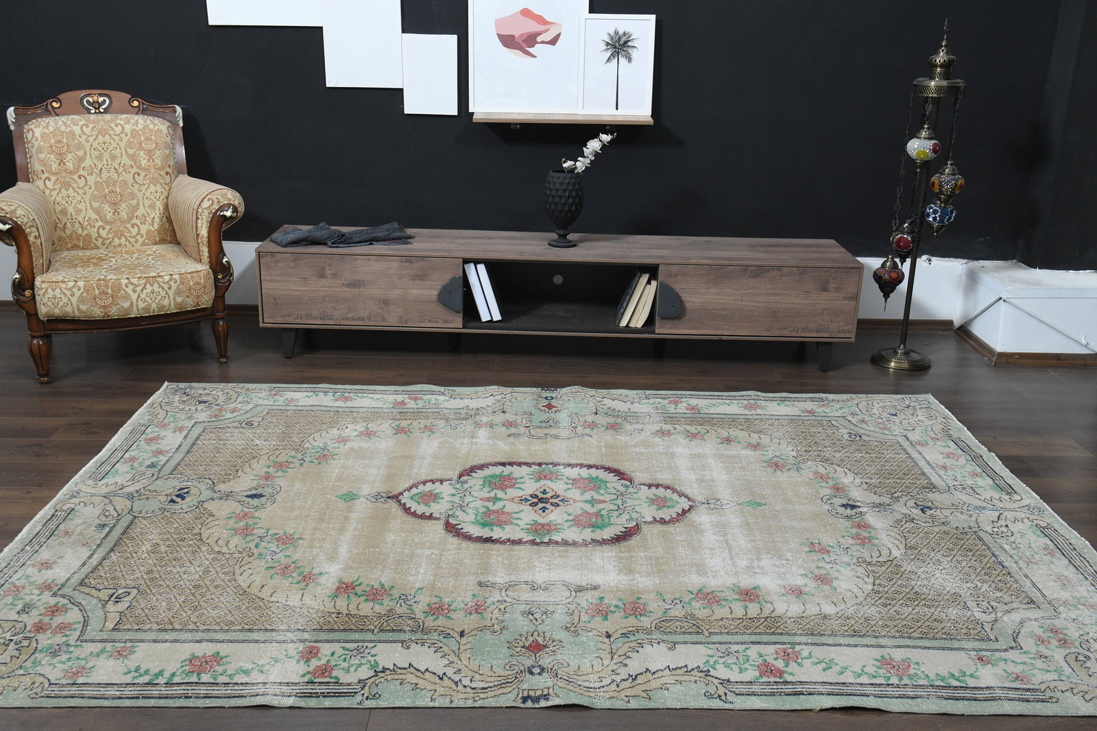 6'6x9'8 ft, FLORAL LUXURY VINTAGE - 5