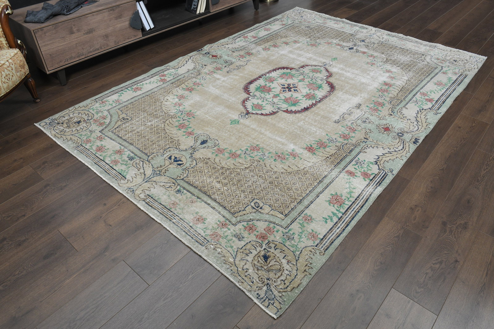6'6x9'8 ft, FLORAL LUXURY VINTAGE - 8