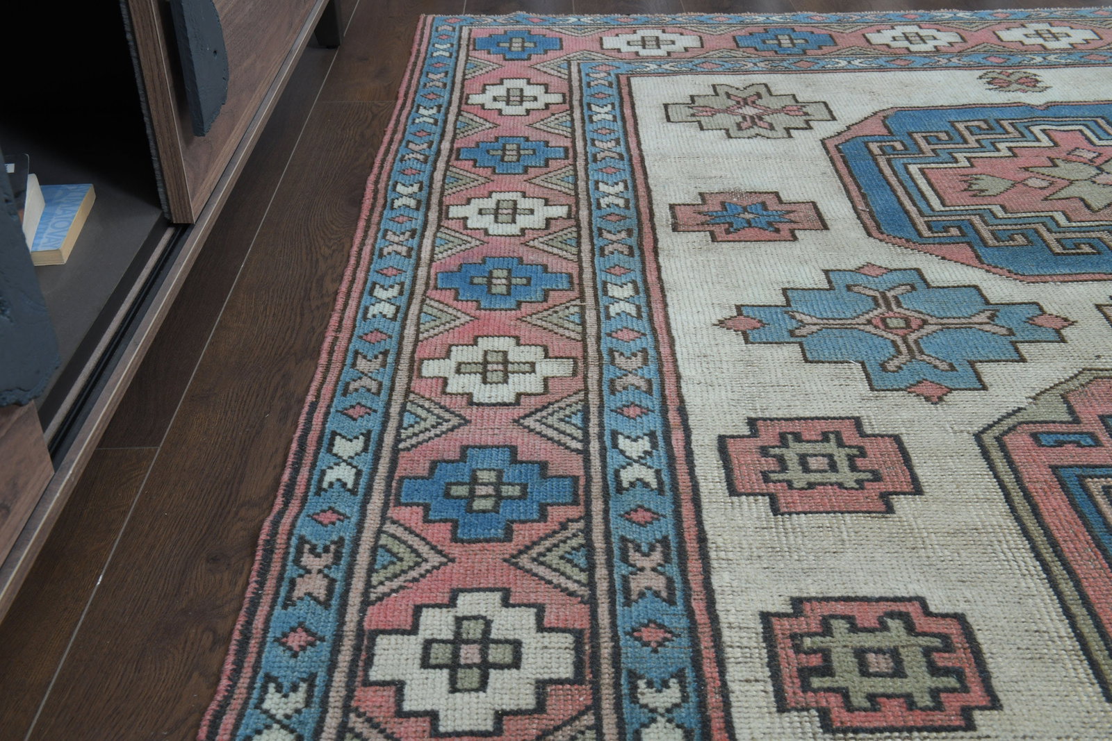 5.9x8.5 ft, MINIMALIST, VINTAGE TURKISH Rug - 9