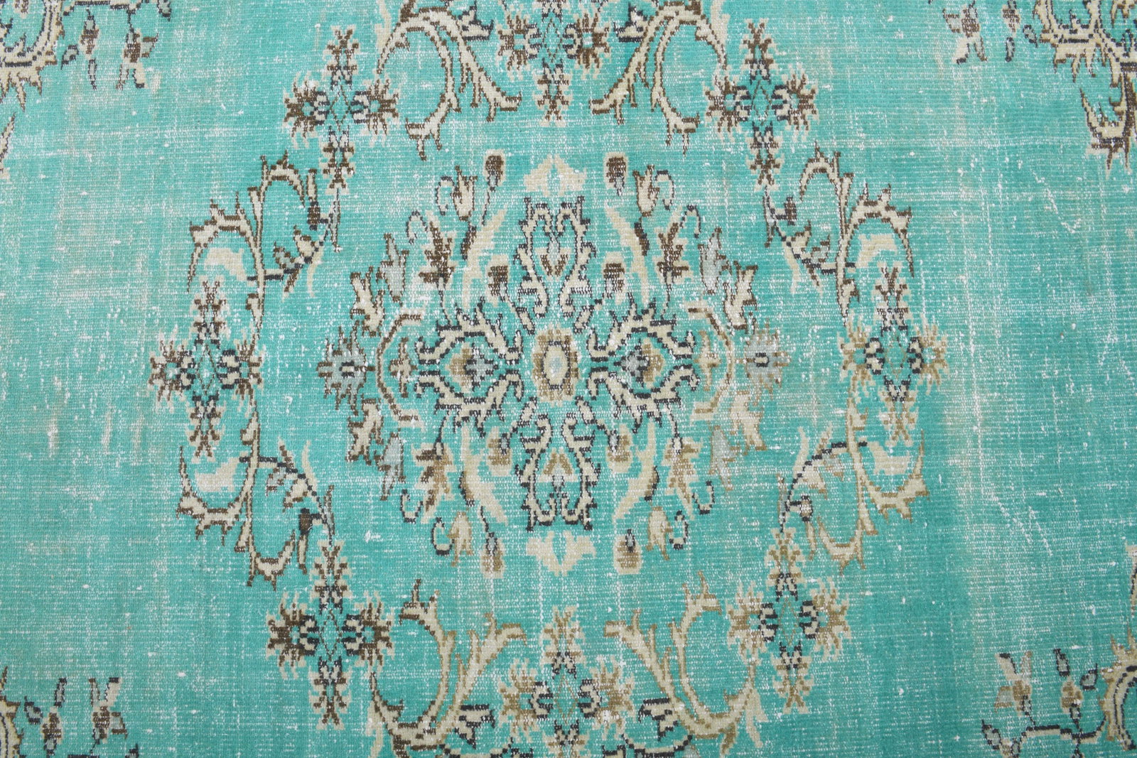 5'9x8'7 ft, TURKISH GREEN RUG - 4