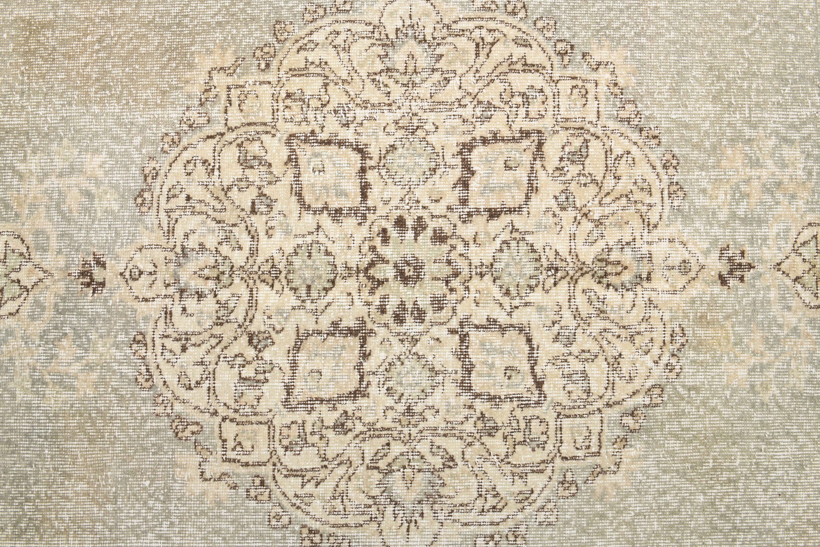 5'7x9'4 ft, TURKISH RUG: Title: 5'7x9'4 ft, TURKISH RUG Description: This Turkish one-of-a-kind Vintage Turkish Rug is hand-knotted and handwoven by the most skilled artisans who use pure wool, in muted, natural tones, and st