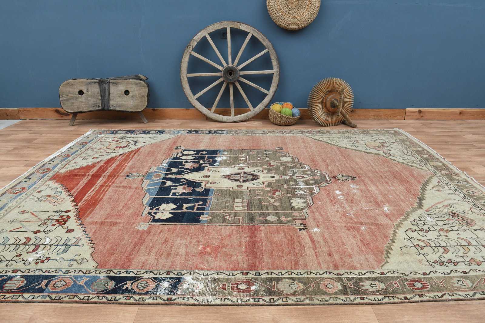 9'4x11'8 ft, PERSIAN OVERSIZED RUG - 8