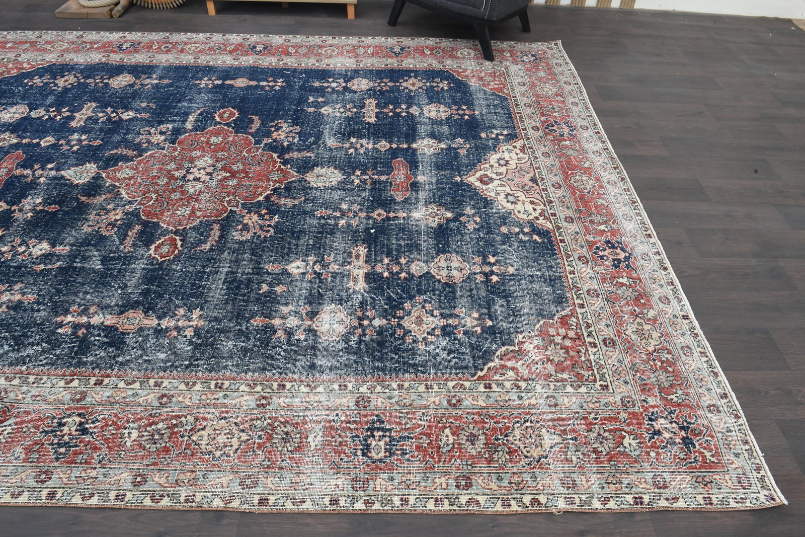 9'1x11'6 ft, COLORFUL AREA RUG - 7