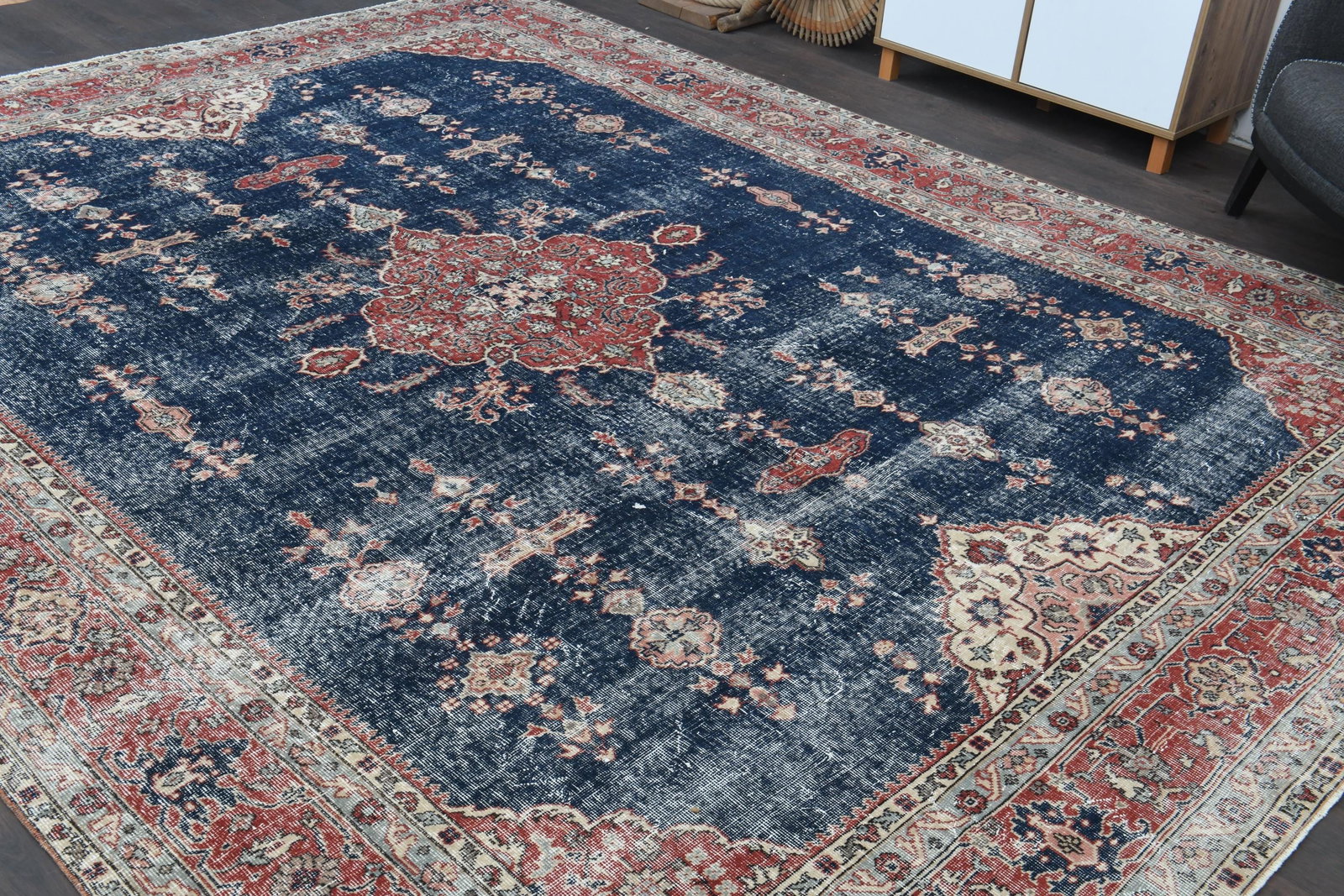 9'1x11'6 ft, COLORFUL AREA RUG - 9