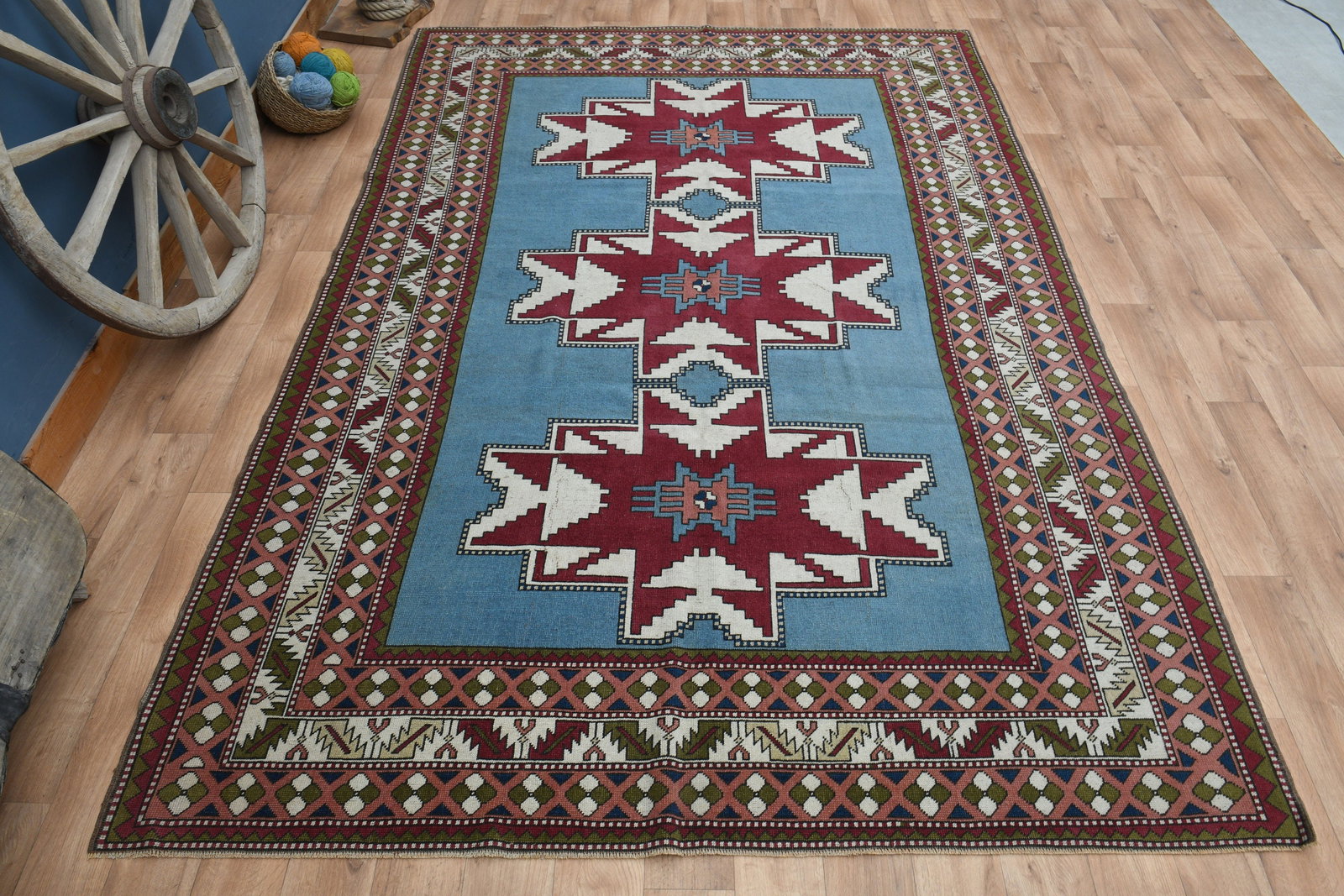 7'8x11'5 ft, AUTHENTIC MILAS RUG: Title: 7'8x11'5 ft, AUTHENTIC MILAS RUG Description: This Turkish one-of-a-kind Vintage Turkish Rug is hand-knotted and handwoven by the most skilled artisans who use pure wool, in muted, natural tone