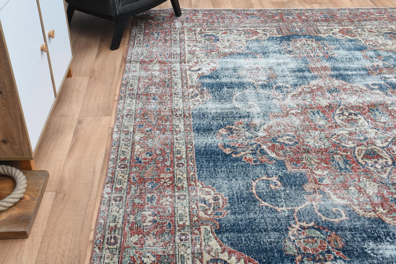 7'9x11'2 ft, PATTERNED TURKISH RUG - 7