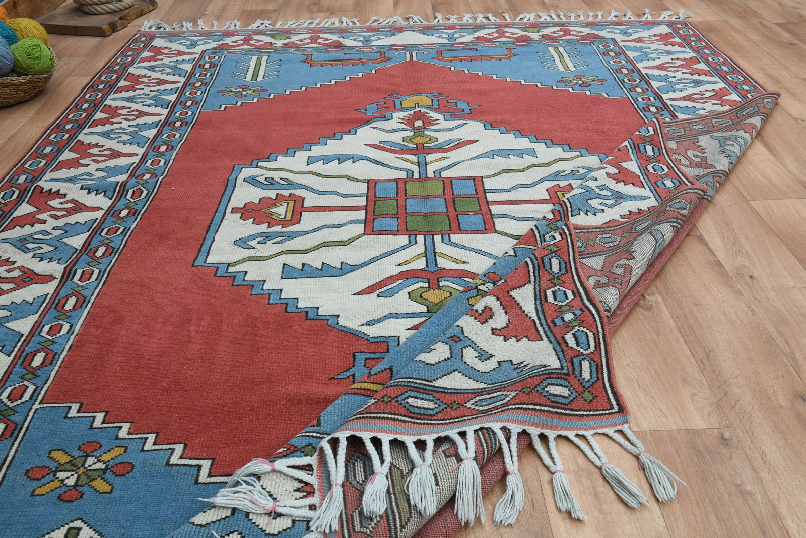 7'4x9'6 ft, TURKISH VINTAGE RUG - 8