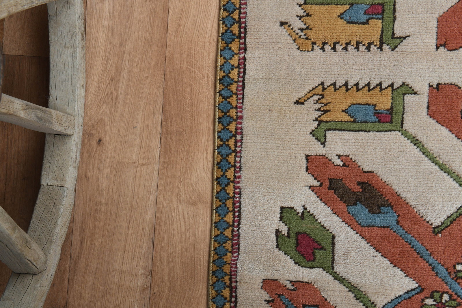5'7x10'8 ft, GEOMETR?C, OUSHAK RUG - 6