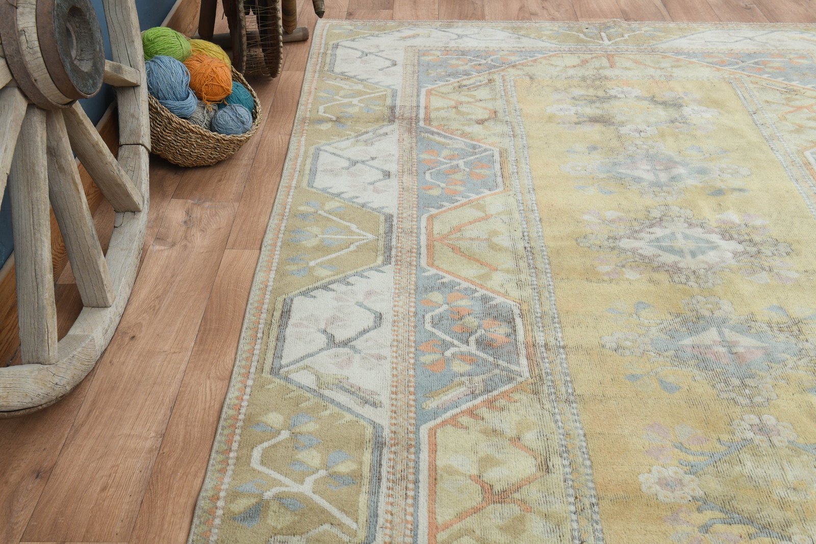 6'5x9'4 ft, YELLOW MILAS RUG - 4