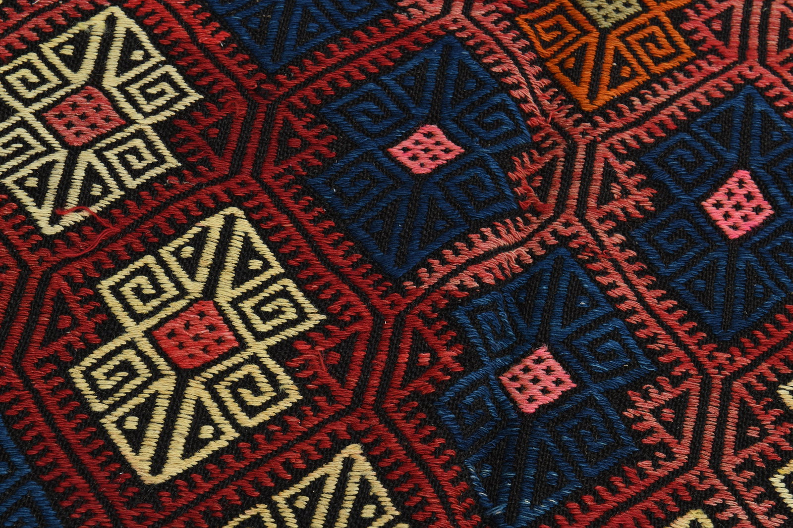6'4x8'6 ft, IKAT PINK ORANGE - 8
