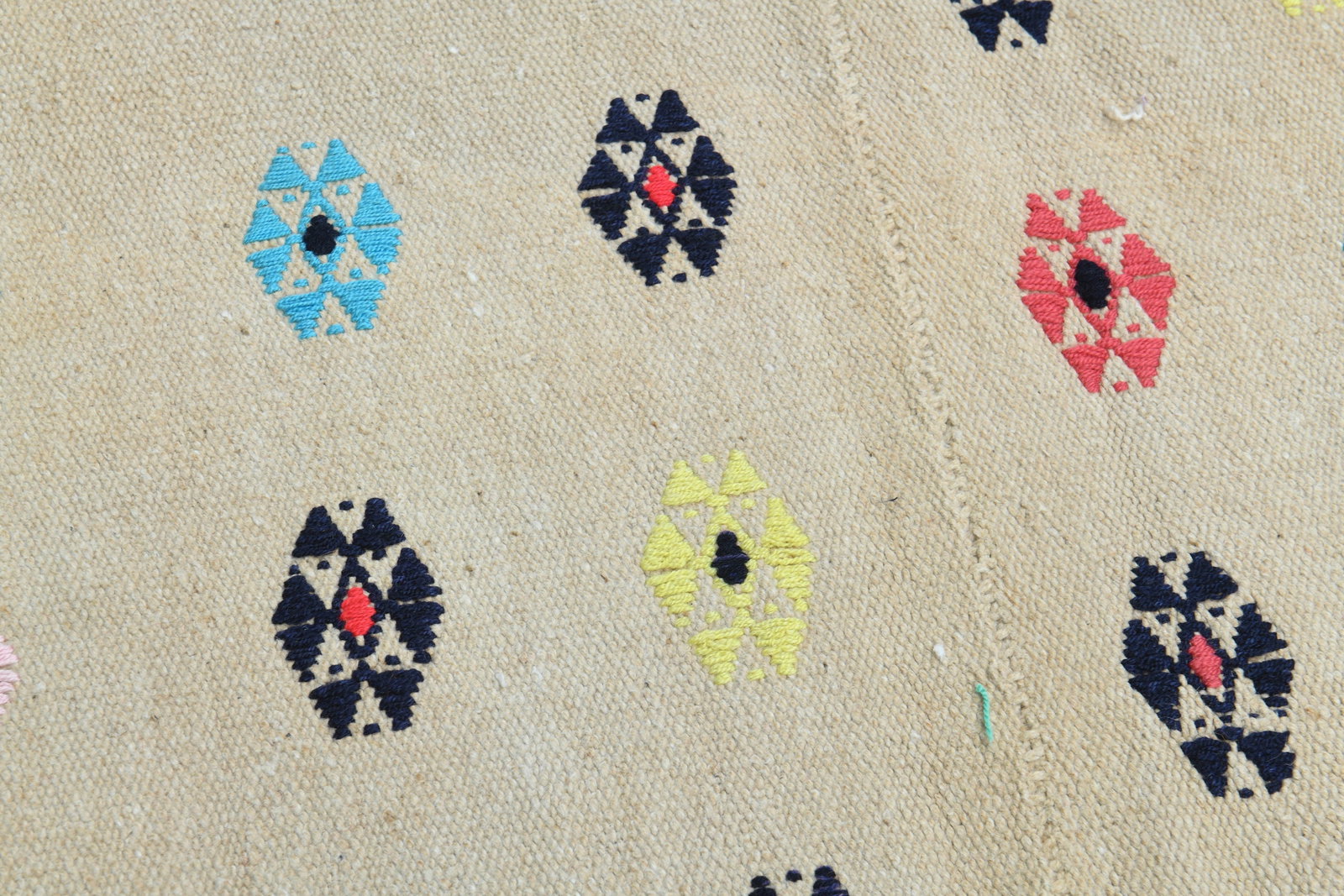 6'4x8'5 ft, FLOWERS TURKISH KILIM - 8