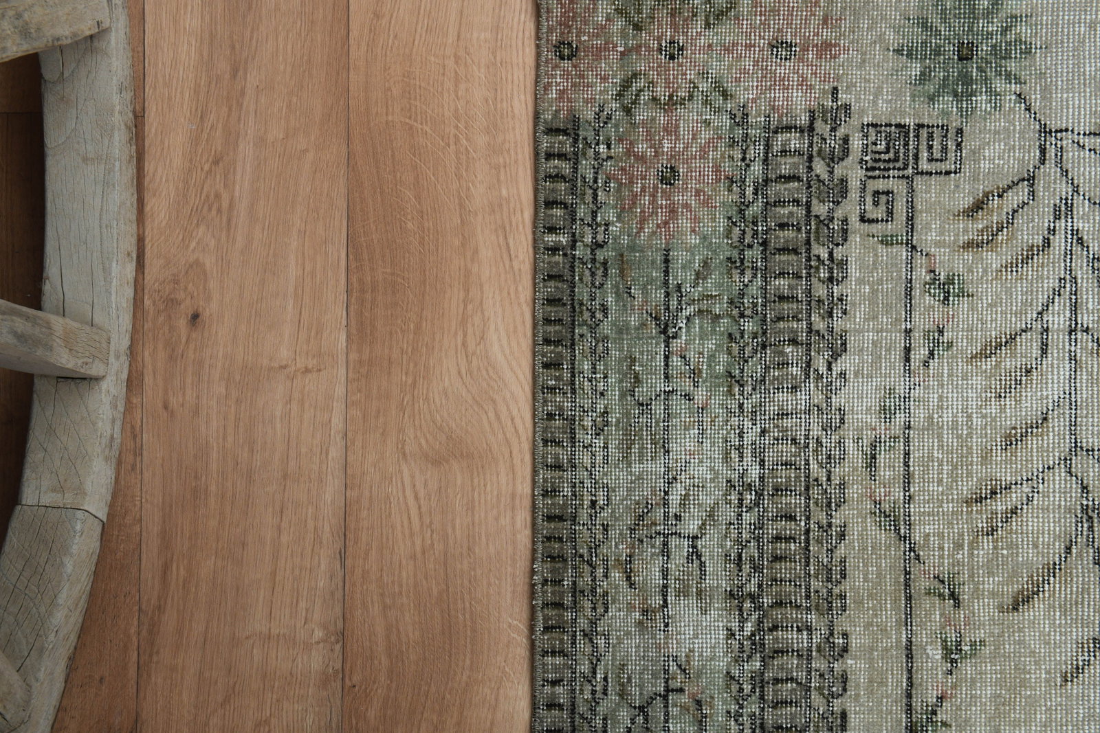 5'8x9'1 ft, BEIGE TURKISH RUG - 2