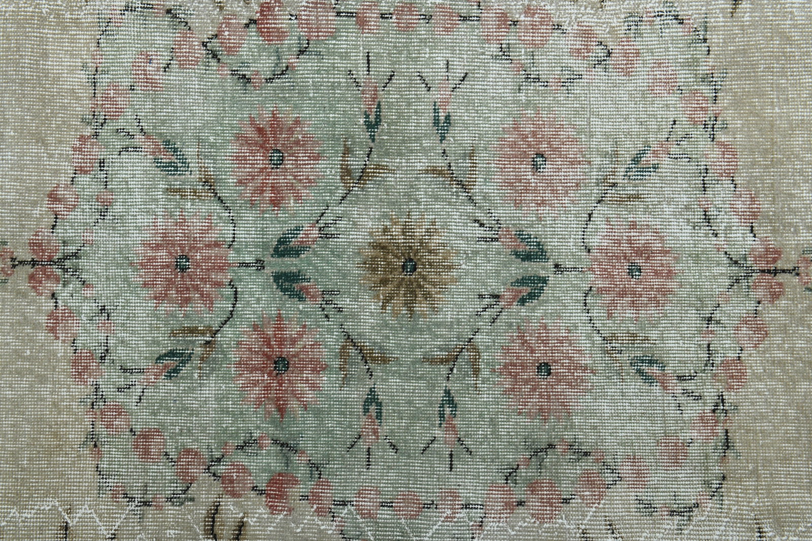 5'8x9'1 ft, BEIGE TURKISH RUG - 6