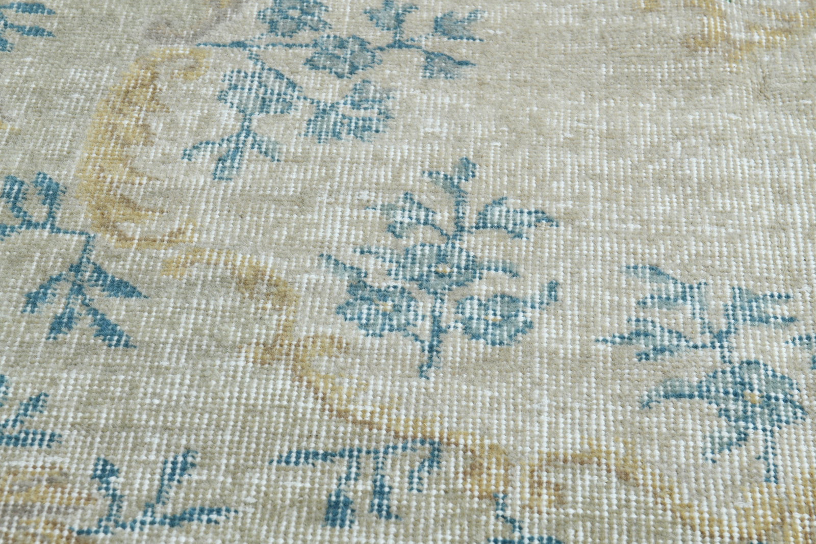 5'3x8'6 ft, BEIGE FLORAL RUG - 7