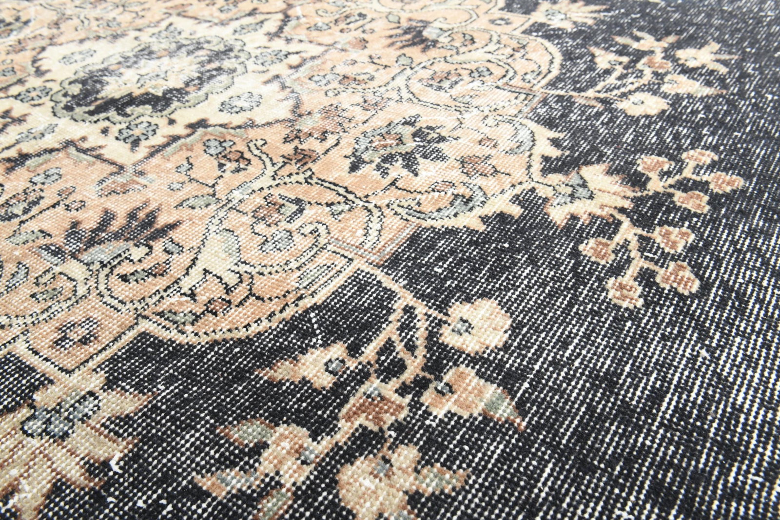 6'6x10'9 ft, BLUE VINTAGE RUG - 4