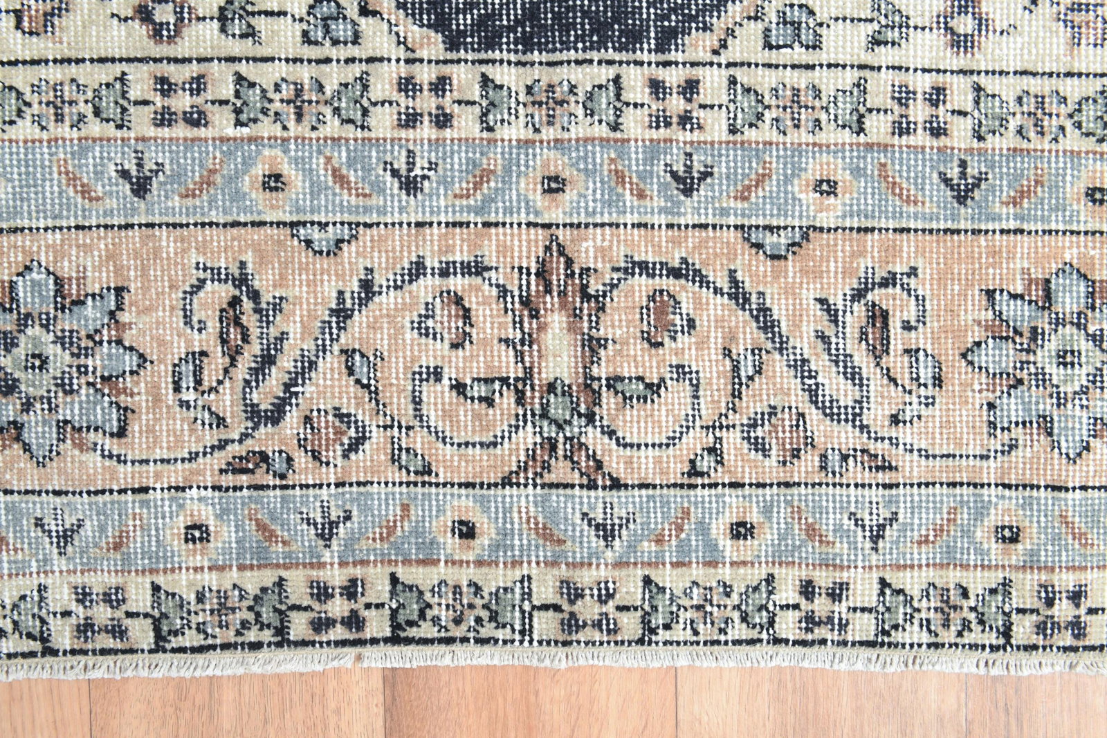 6'6x10'9 ft, BLUE VINTAGE RUG - 8