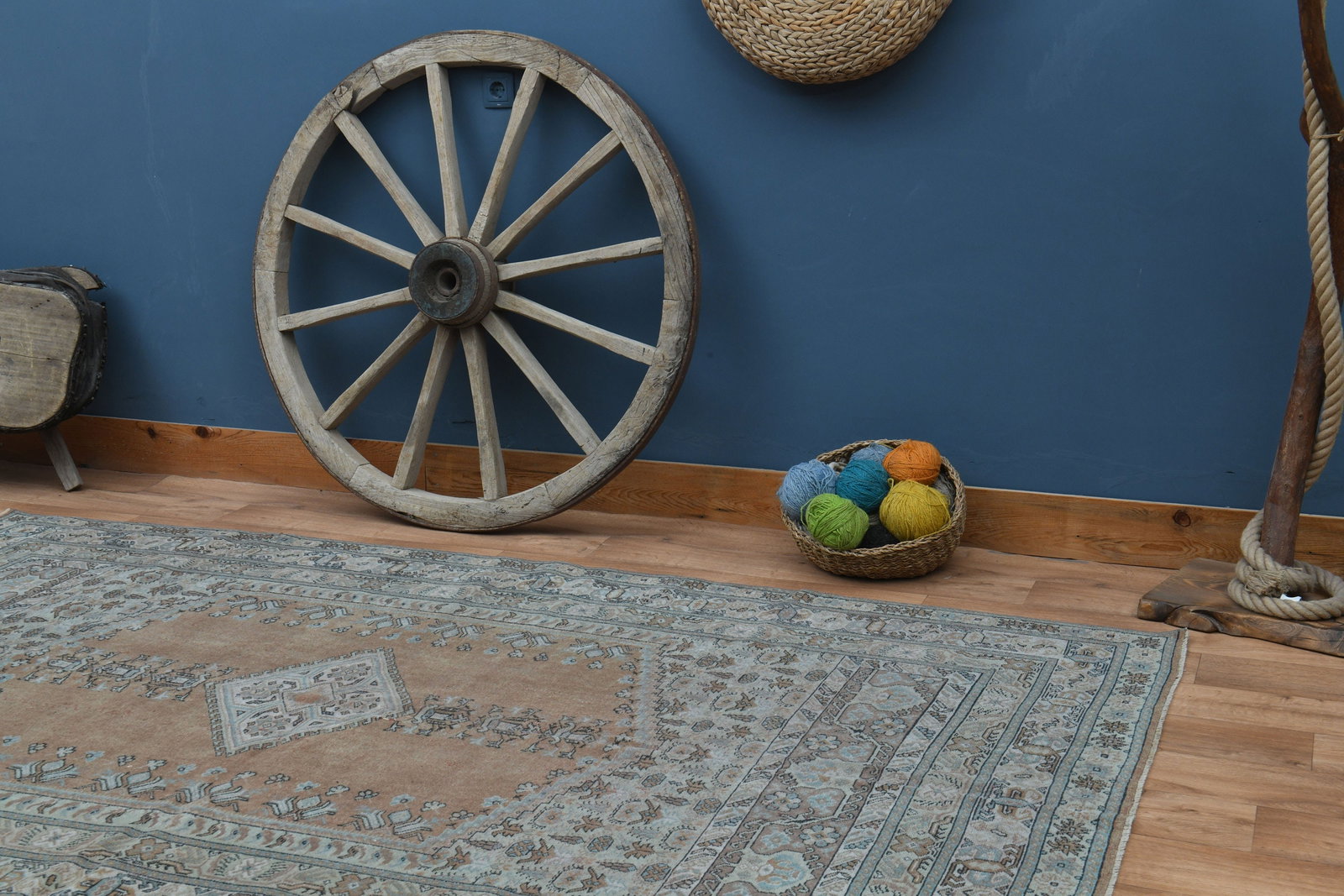 5'7x9'2 ft, ORANGE BROWN DeCOR - 3