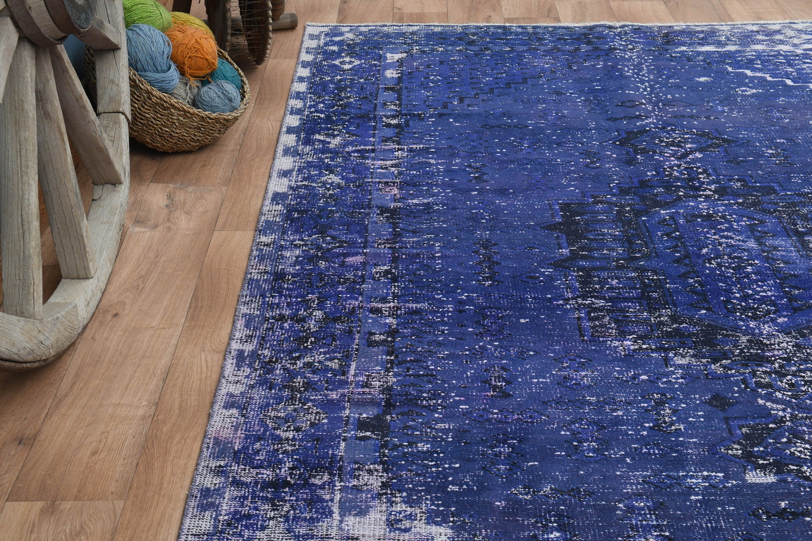 6x9'4 ft, OUSHAK VINTAGE RUG - 4