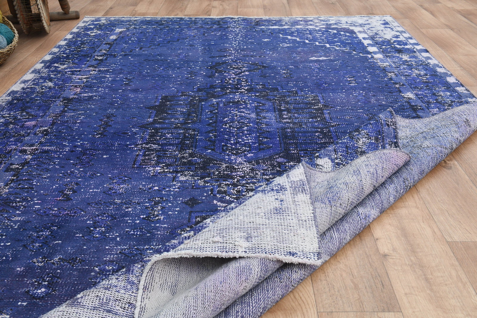 6x9'4 ft, OUSHAK VINTAGE RUG - 5