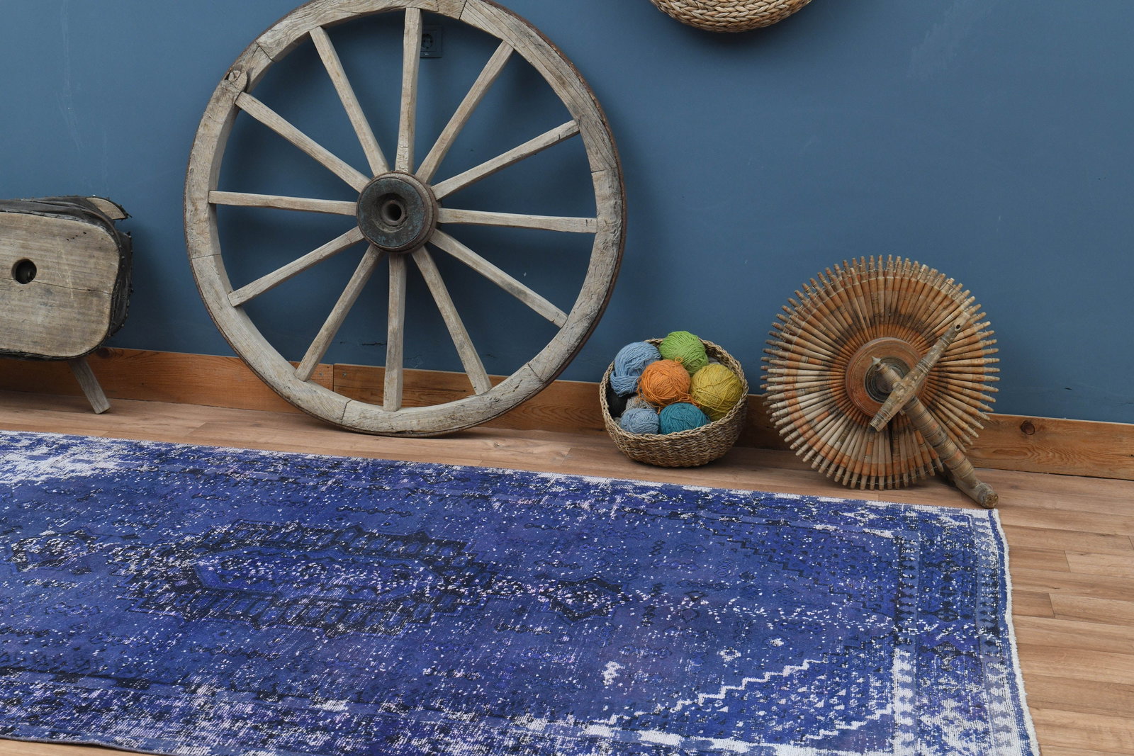 6x9'4 ft, OUSHAK VINTAGE RUG - 8