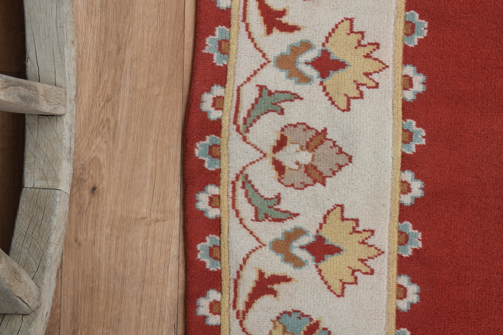 5'8x8 ft, RED BEIGE RUG - 8