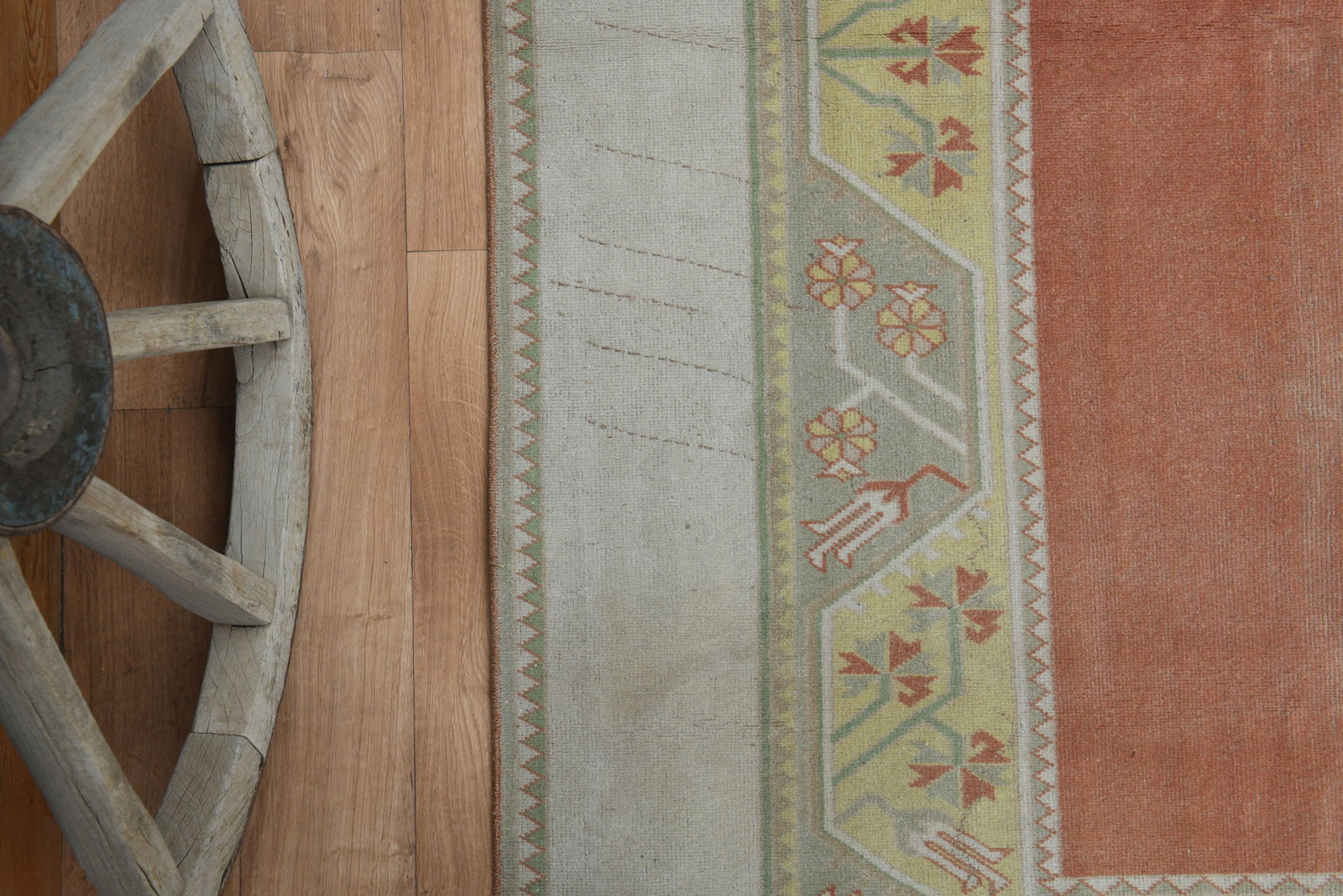 5'2x8'1 ft, OUSHAK RUG, Wool - 7