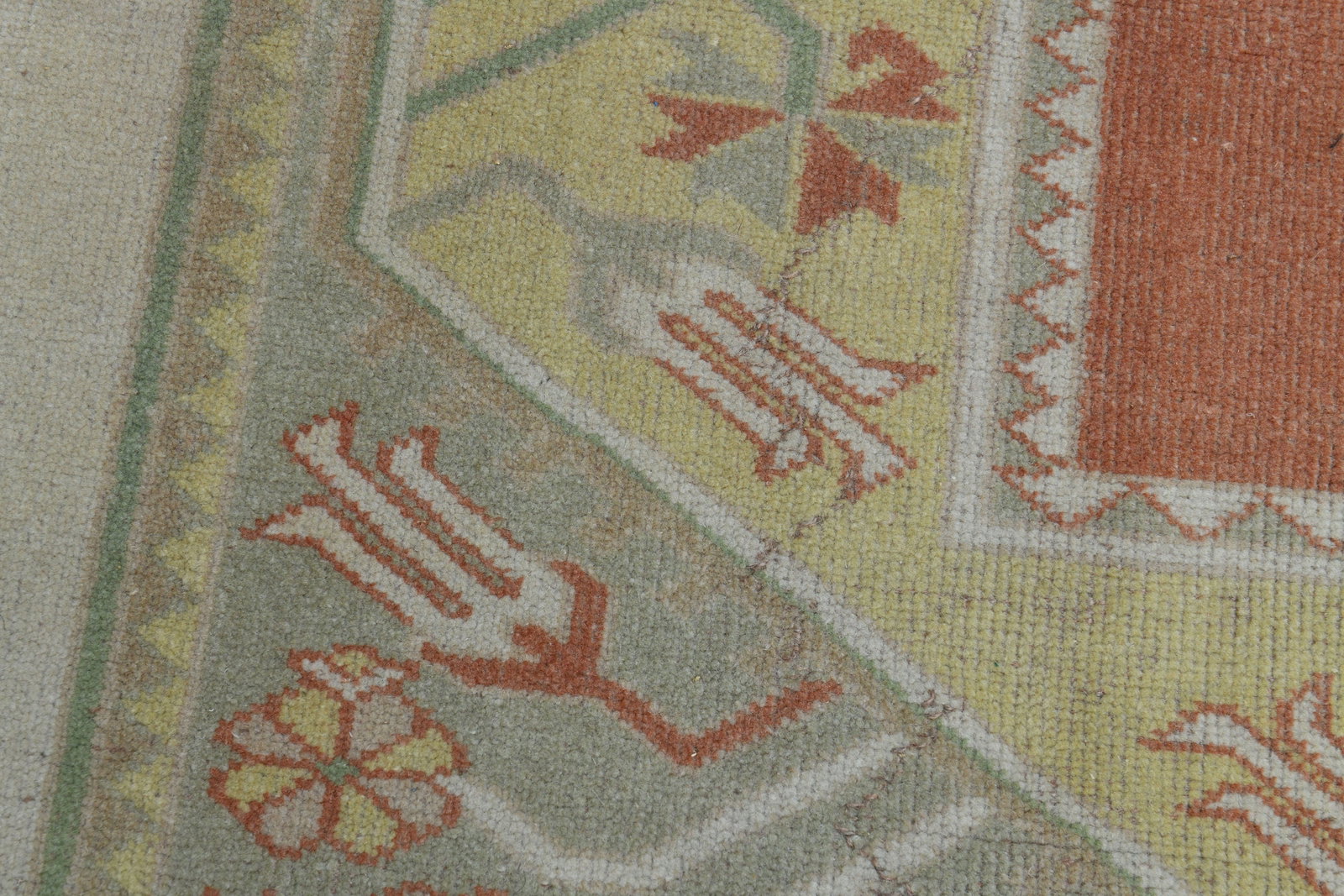 5'2x8'1 ft, OUSHAK RUG, Wool - 8