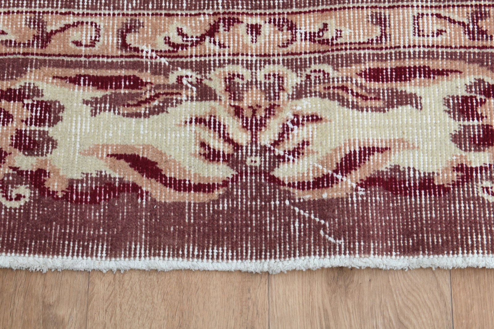 5'1x8'1 ft, PINK OUSHAK RUG - 7
