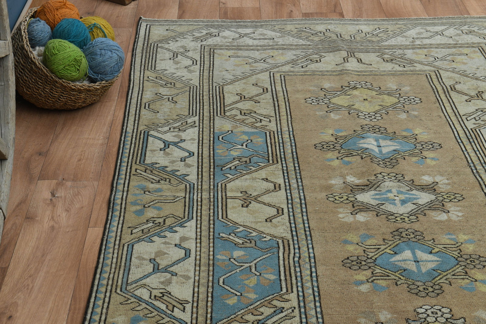 5'1x7'5 ft, GEOMETR?C, OUSHAK RUG - 3