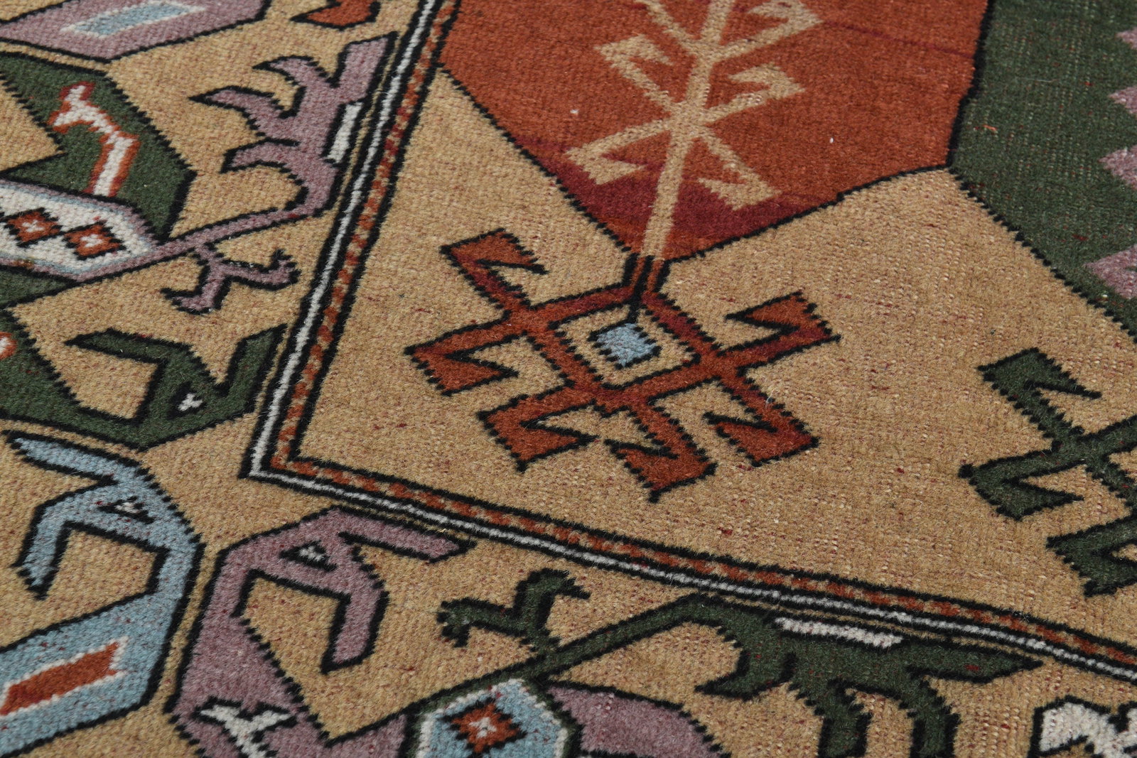 4x6'1 ft, TURKISH VINTAGE RUG - 9