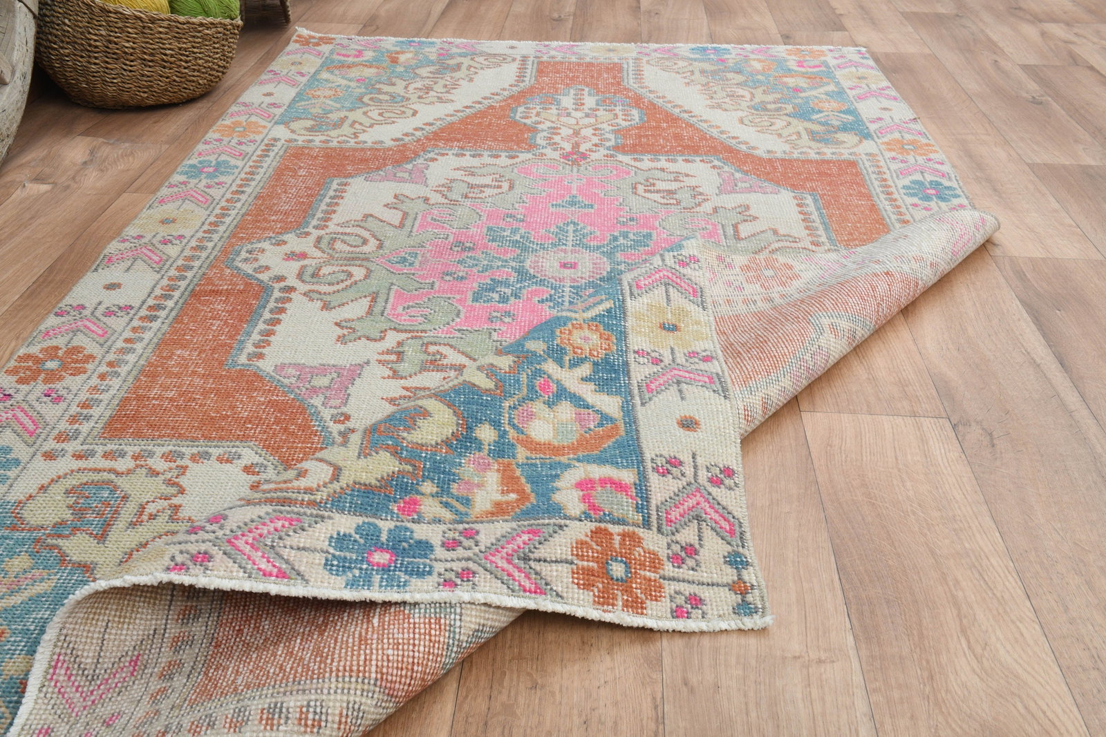 4'8x7 ft, ORIENTAL BOHEMIAN RUG - 3