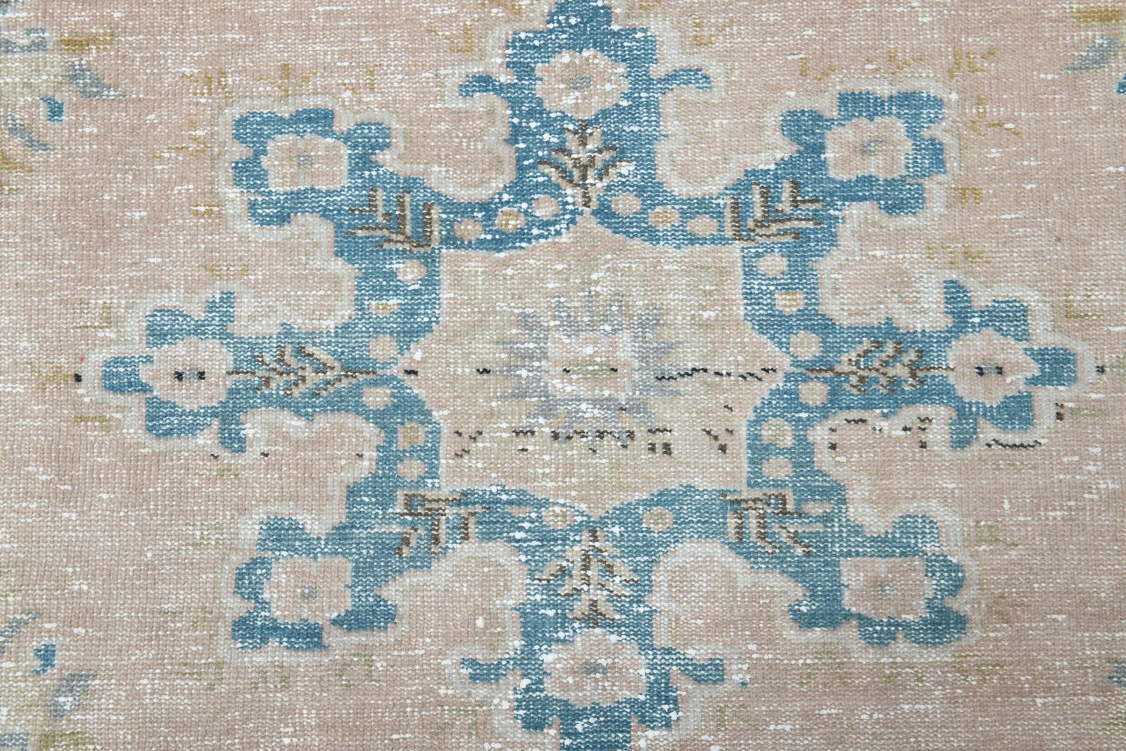 4.8x6.9 ft, FADED COLORS, Vintage Turkish - 2