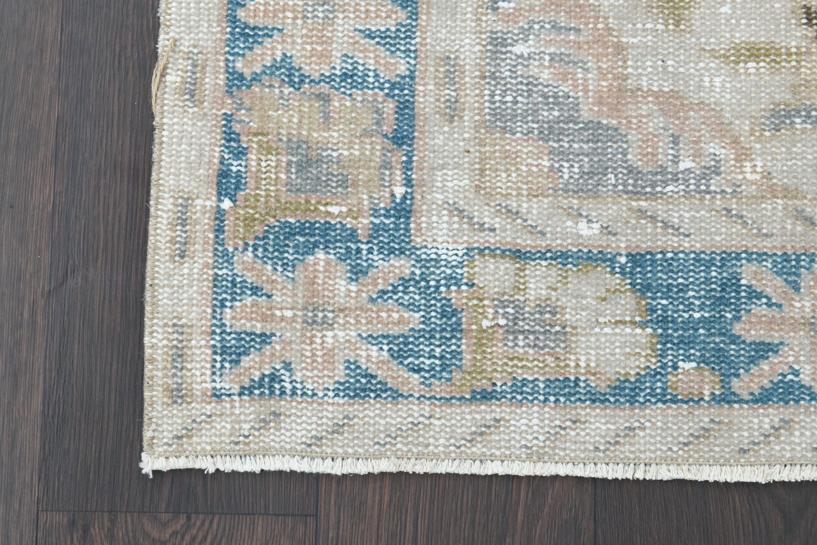 4.8x6.9 ft, FADED COLORS, Vintage Turkish - 7